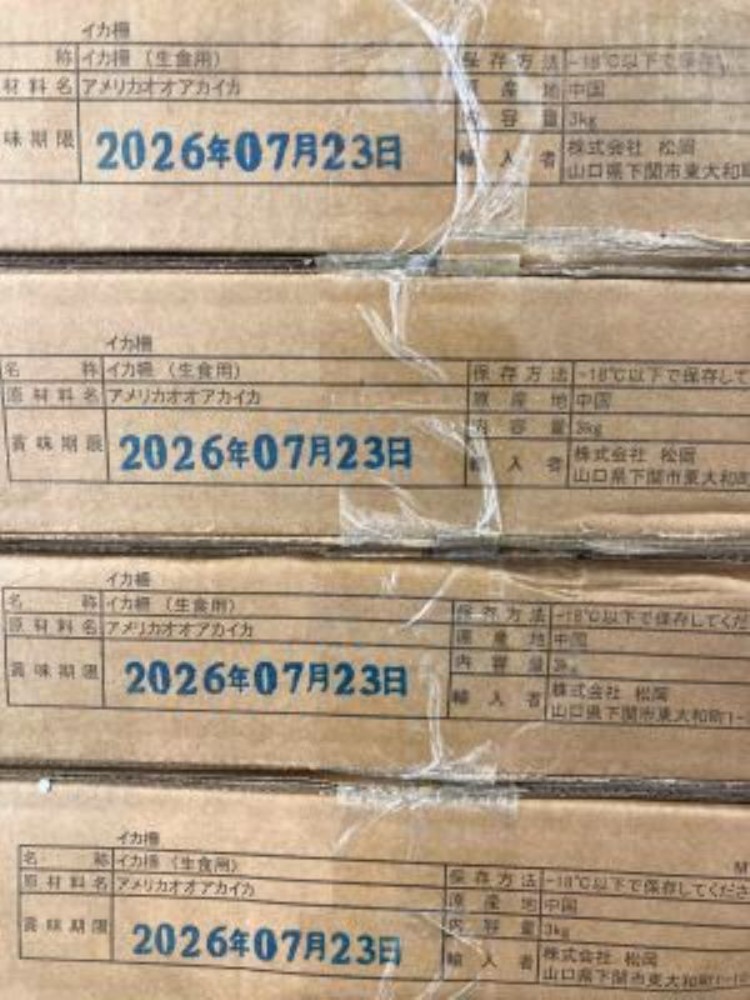 アカイカ柵（生食用）