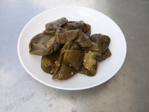 国産塩蔵ピーマン　漬物などの加工品に