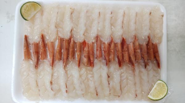 寿司ネタ／アルゼンチン赤えび開き5L　11-12cm20枚パック