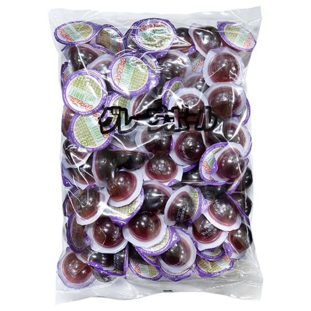 【駄菓子】　グレープボールゼリー　1個入りx100個x1