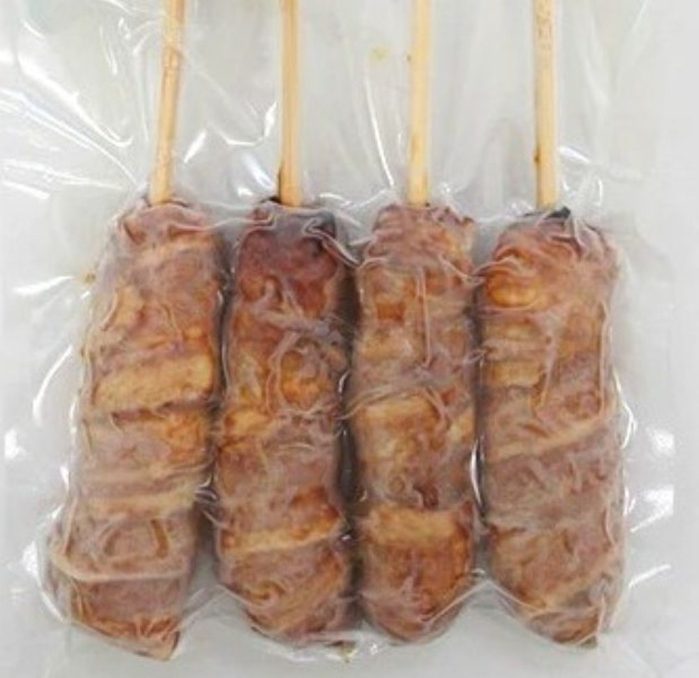 ごま入り！ミニ肉巻きおにぎり串75g