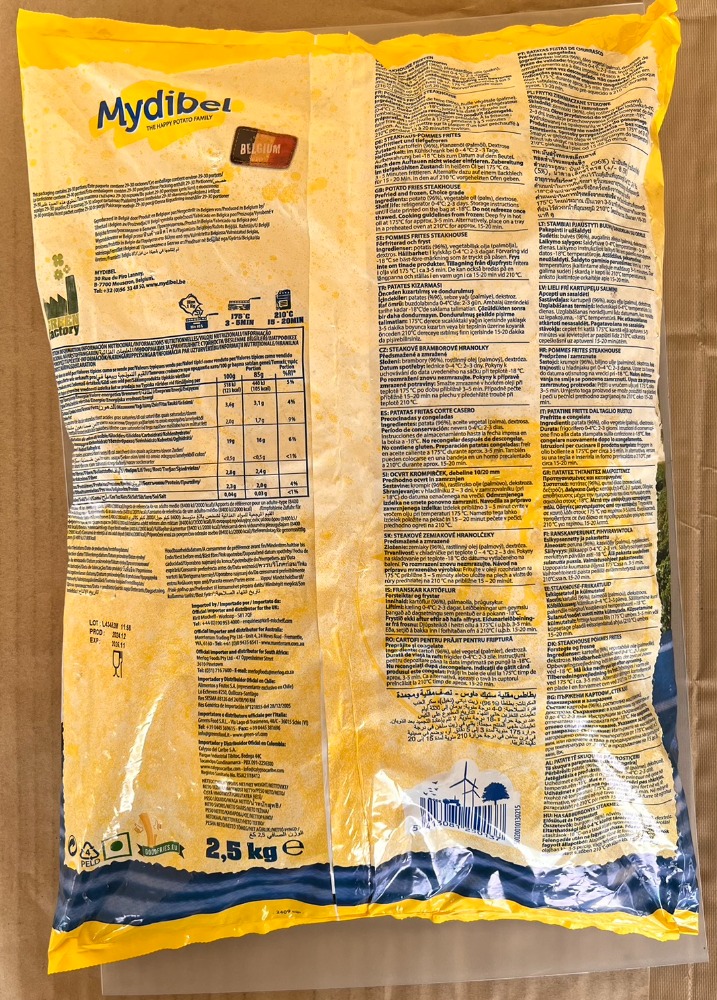 ミディベル　ステーキカットポテト(10kg)