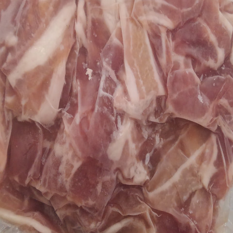 【送料無料】アメリカ産　豚バラスライス　3ｍｍ　3分割