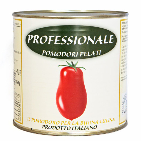 【送料無料】イタリア産プロフェッショナーレ　濃厚ホールトマト　2550g缶
