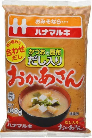 【送料無料】ハナマルキおかあさん味噌 800g