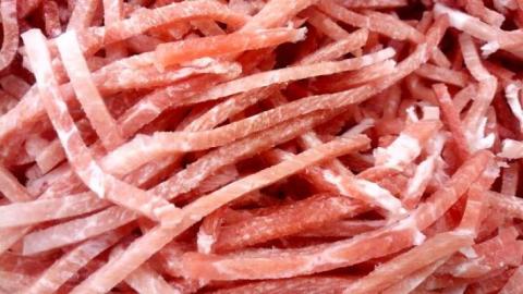 【送料無料】アメリカ産 　チンジャオロース用　豚千切　14kg