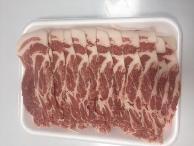 【焼肉・弁当用具材】【新潟県産】豚肩ローススライス