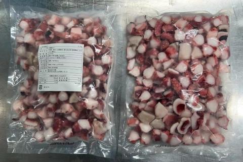 【送料無料】真蛸カット　4-5g/粒　1kg x 9パック