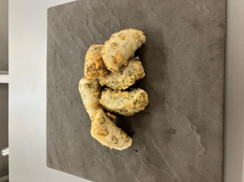 【送料無料】大葉つくね蓮根挟み揚げ