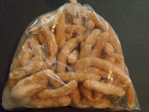 【送料無料】国産原料の国内製造あらびきウインナー　1kg袋、