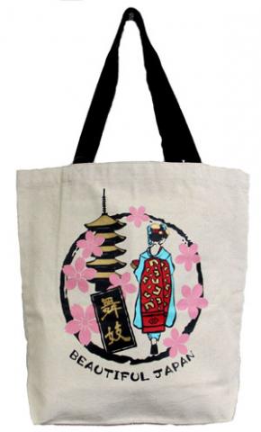 【送料無料】Japonesque 和柄 トートバッグ 舞妓 舞妓トート 舞妓 バッグ コットンバッグ  帆布 バッグ
