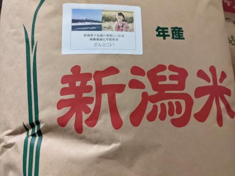 【送料無料】令和3年度新潟県産「どんとこい」白米27kg コシヒカリの親戚品種