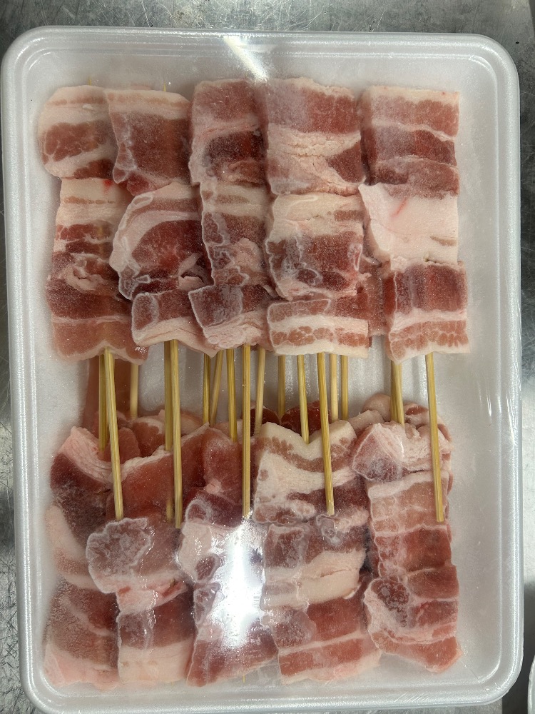 【訳あり品！！！】豚バラ串(豚串)　35gx100
