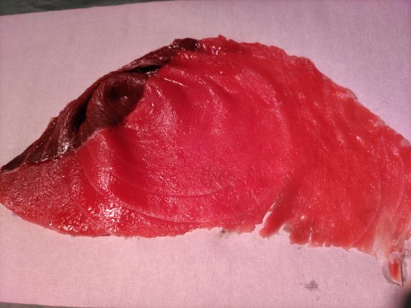 【鮮度抜群】養殖本マグロ特大天身プレートサク　　