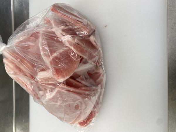 　【複数】　　高品質　上州豚もも肉3ミリスライス　炒め用