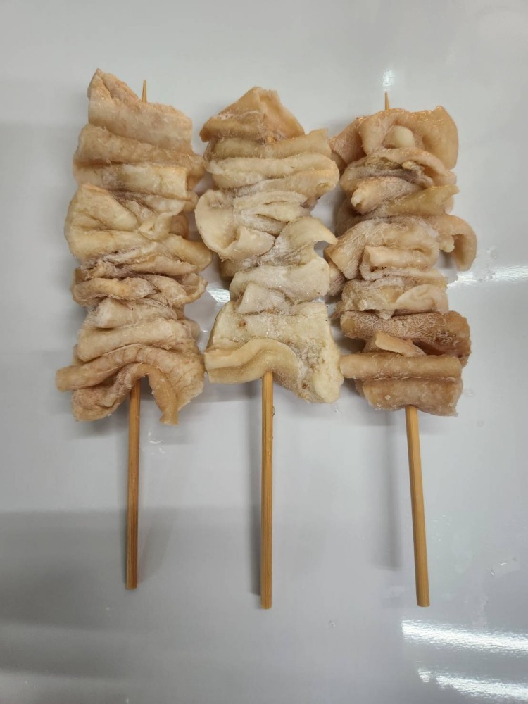 【国産】ボイル鳥皮串(鶏皮・やきとり・焼き鳥)約30gx50本