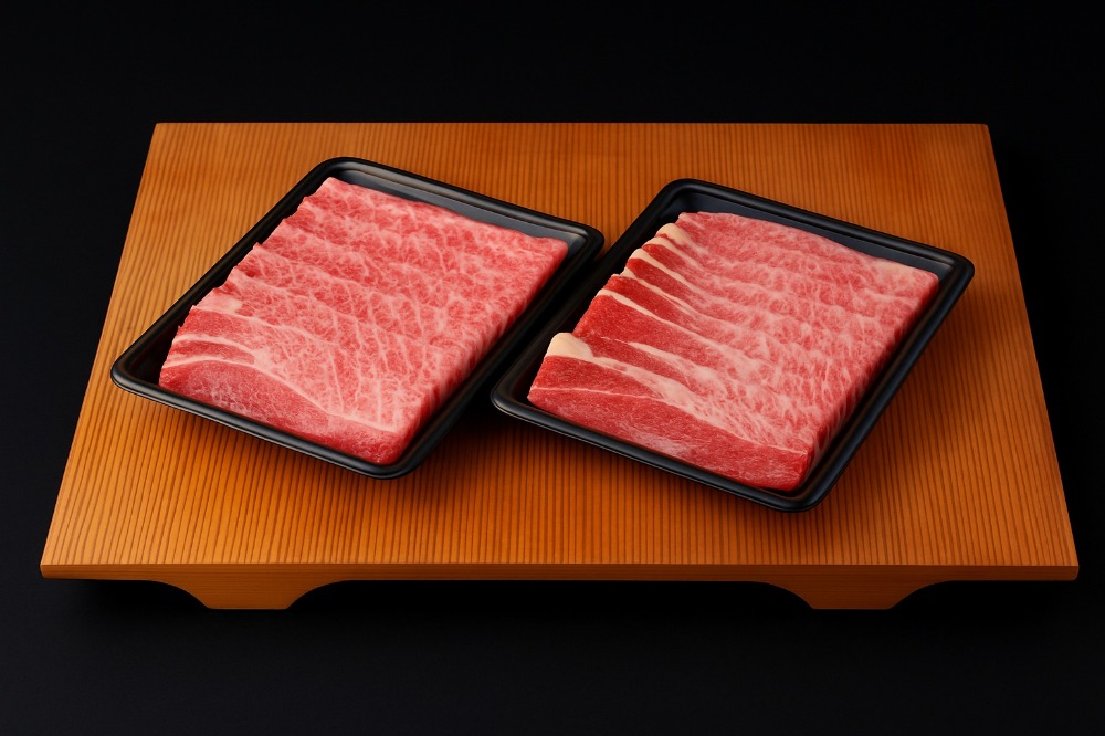 ◆A5等級・神戸ビーフ肩ロースすき焼き約500gx2P冷凍