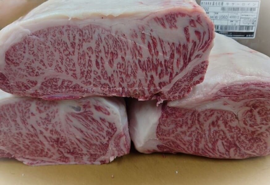 【A5】チルド鹿児島県産黒毛和牛　サーロイン11〜12番（冷蔵）