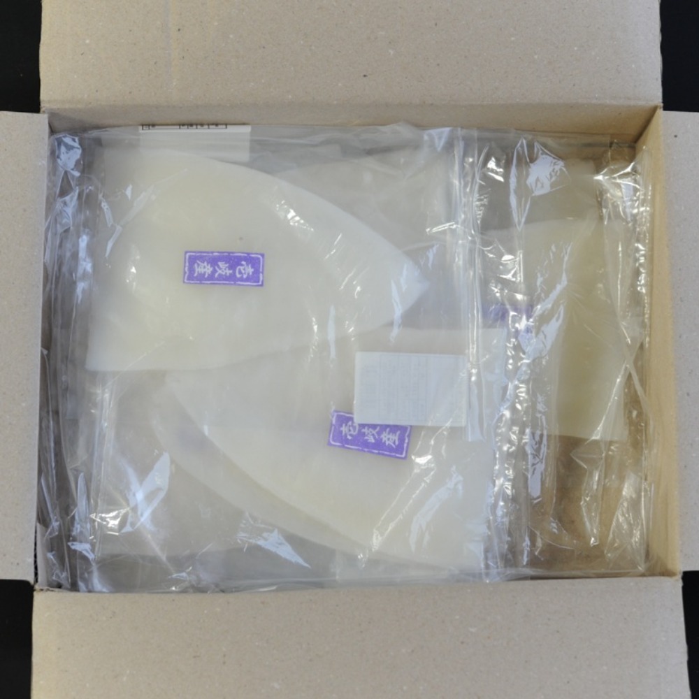 壱岐産　剣先イカフィレ　生食可　80-100ｇ　ケンサキイカ