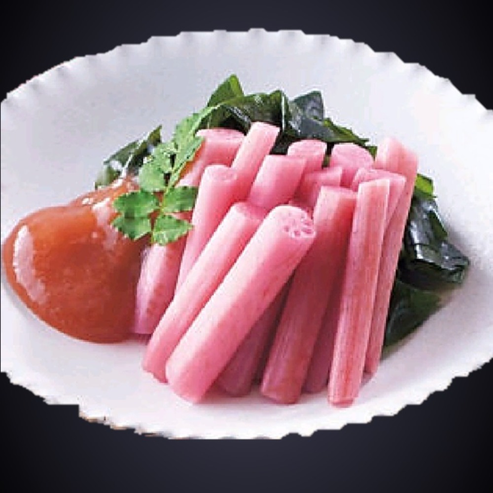 蓮の芽梅酢漬け　酢蓮根　酢れんこん　あしらい　サラダ　酒の肴