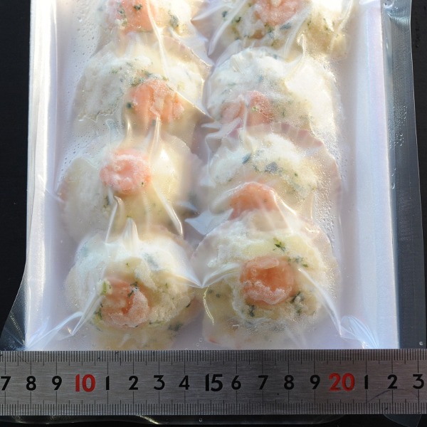 シーフードパールファルシ　8個　海老　帆立　いか　グラタン的