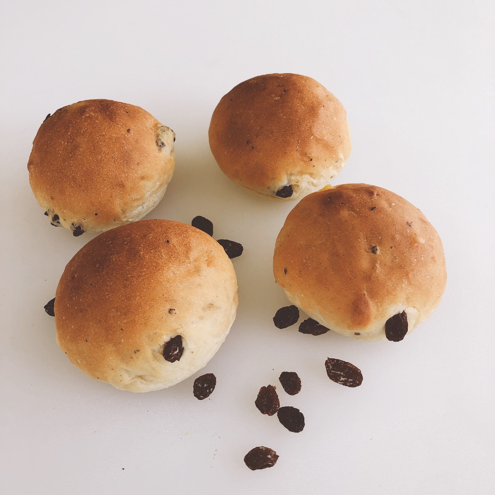 レーズンまるぱん　45gx30個　喫茶店・ランチ・バイキング