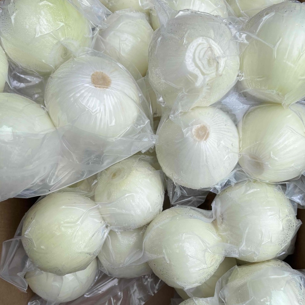 中国産　ムキ玉ねぎ真空パック　約1ｋｇX10