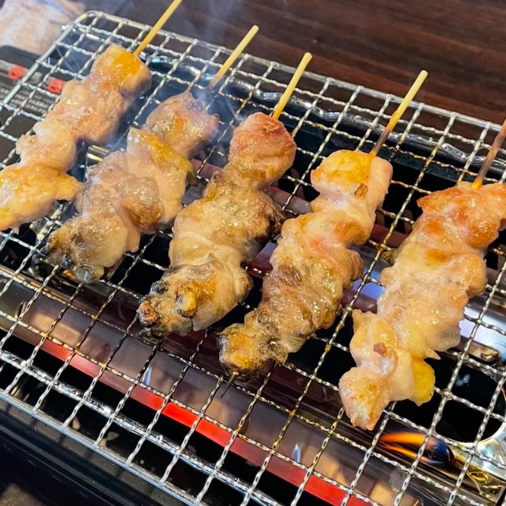 国産　もも串　生冷凍(焼き鳥用)約45gx100本　【A】