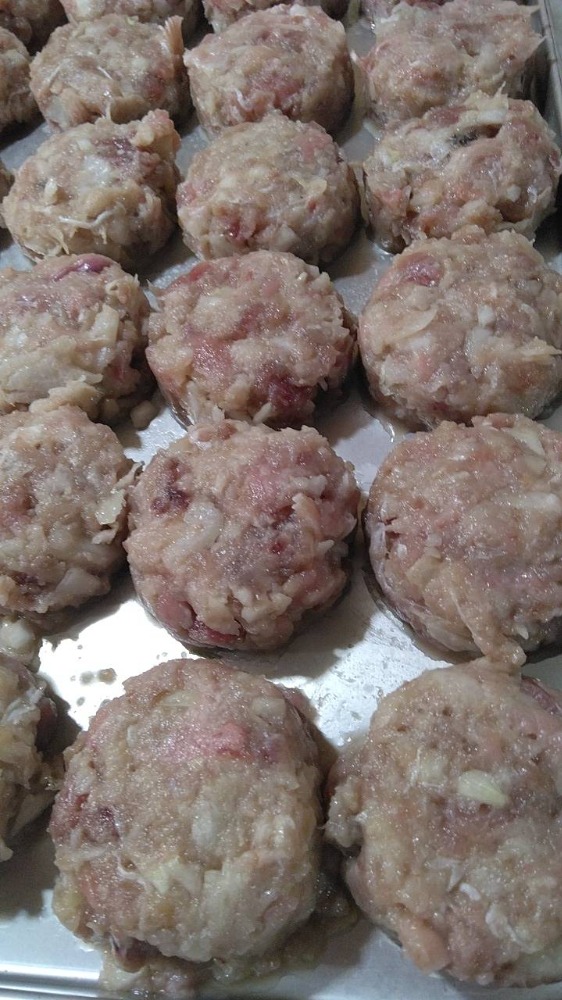 手作りまぐろハンバーグ　100gx90個