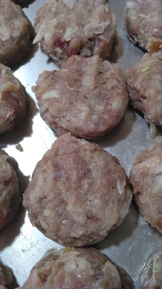 手作りまぐろハンバーグ　100gx90個