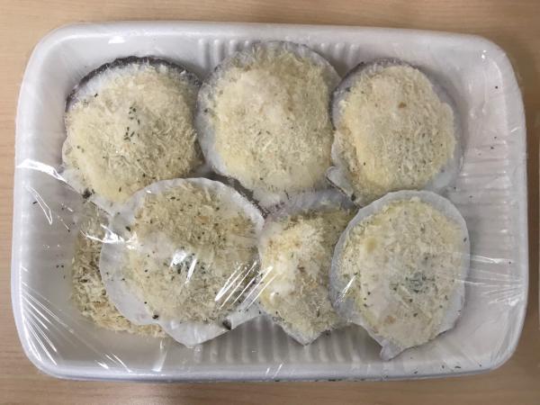 北海道産ホタテ片貝　Lサイズ（10〜11cm）　10枚x10袋入