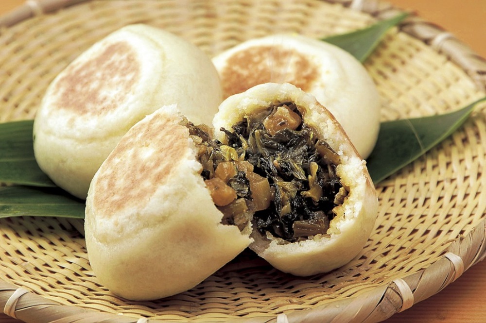 【長野名物】縄文おやき・野沢菜