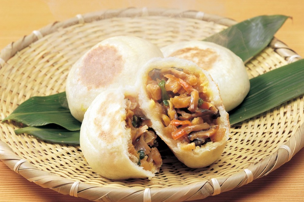 【長野名物】縄文おやき・しめじ野菜