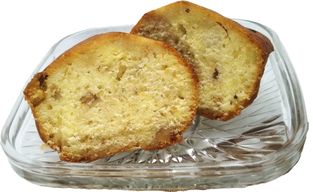 【保存料など不使用】マドレーヌ・バナナクルミ