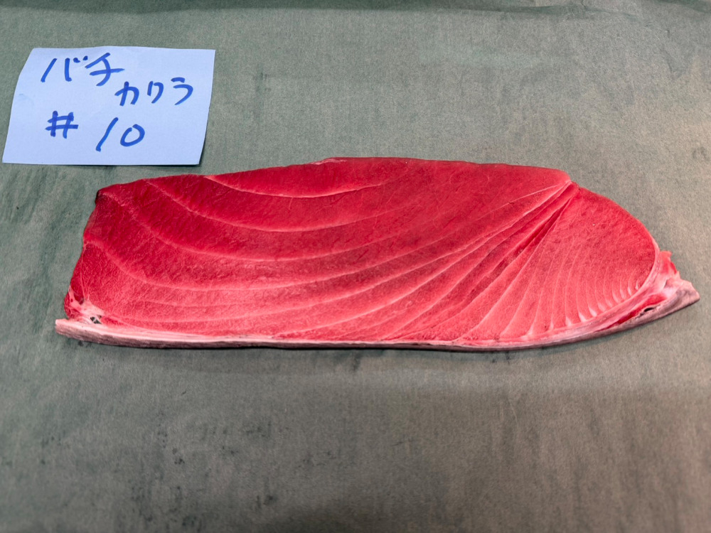 #10-0106天然バチ鮪カワラ6.5kg・脂薄め・色良し