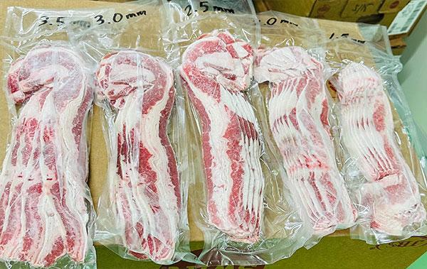 【お試し・サイズ指定可】US産牛バラスライス　200gx5段階