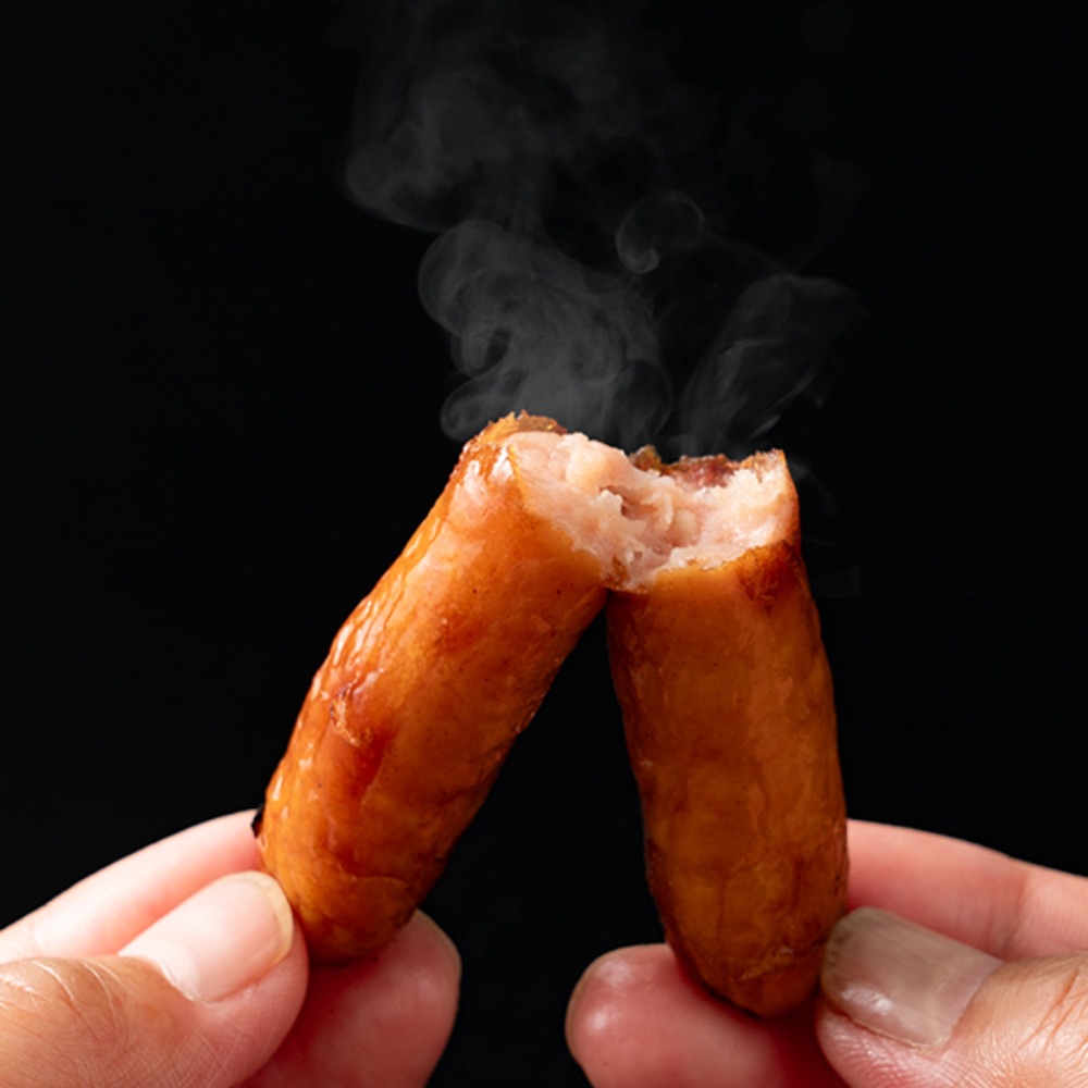 【国産】粗挽きソーセージ　1kg　国内工場で製造