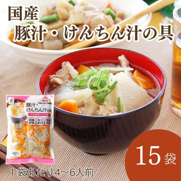 お試し　うまみ丸ごと野菜　国産豚汁・けんちん汁の具630g