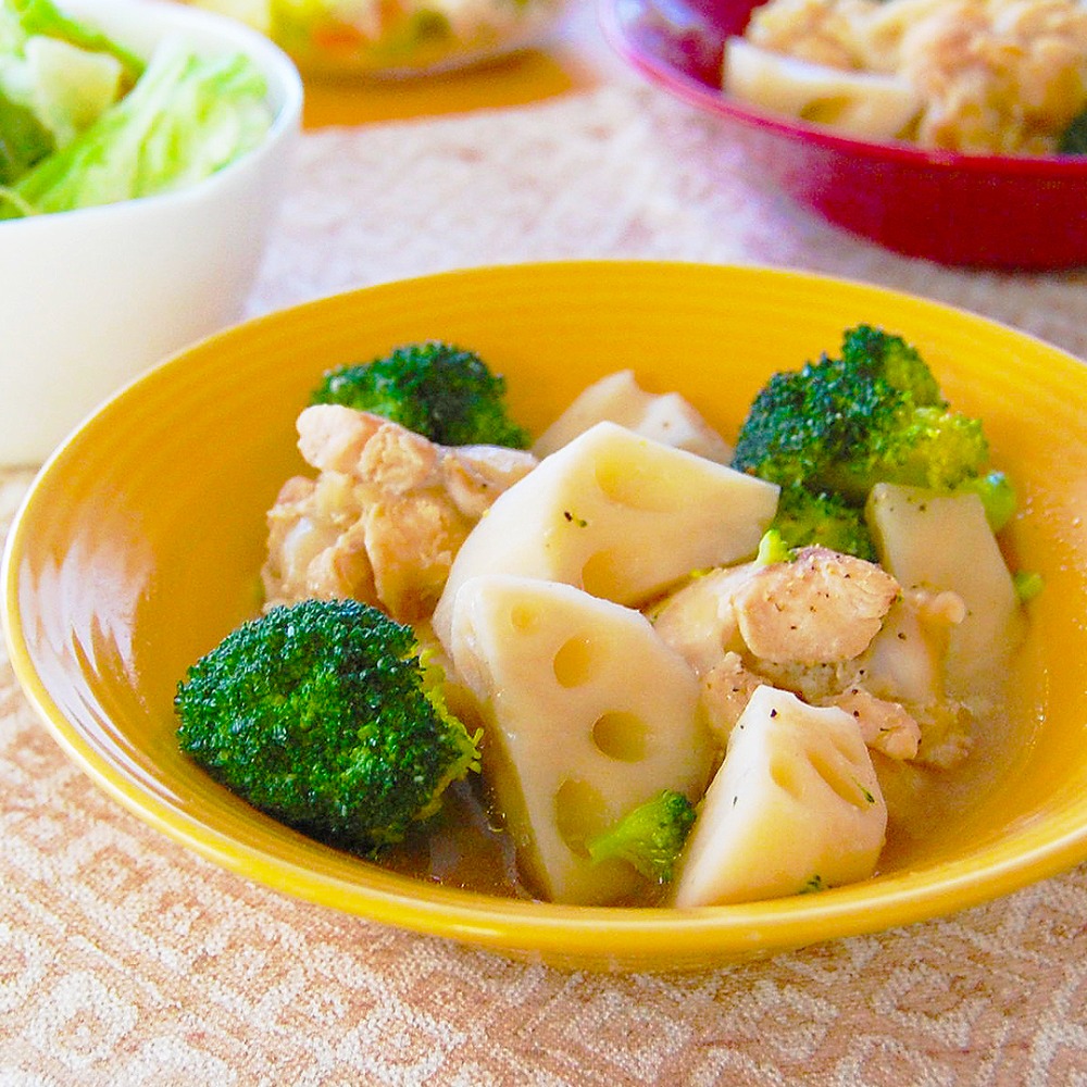 れんこん　ホール(煮物や炒め物やスープに)　1kg(正味)x10袋