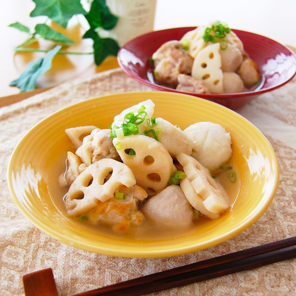 れんこん　厚切り8mm　(和食・煮物や炒め物に)　1kg(正味)x10袋