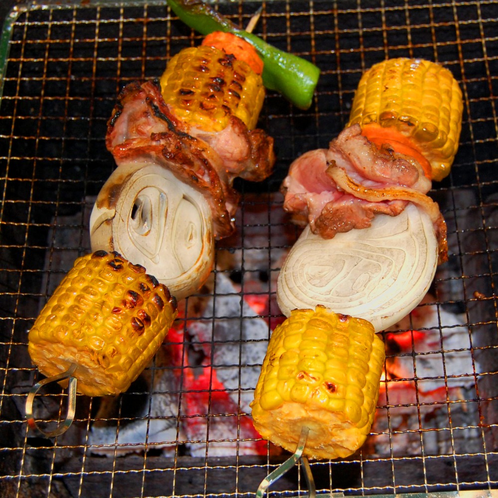 富山県産スイートコーン　カット2P(バーベキューに)(正味)x20袋