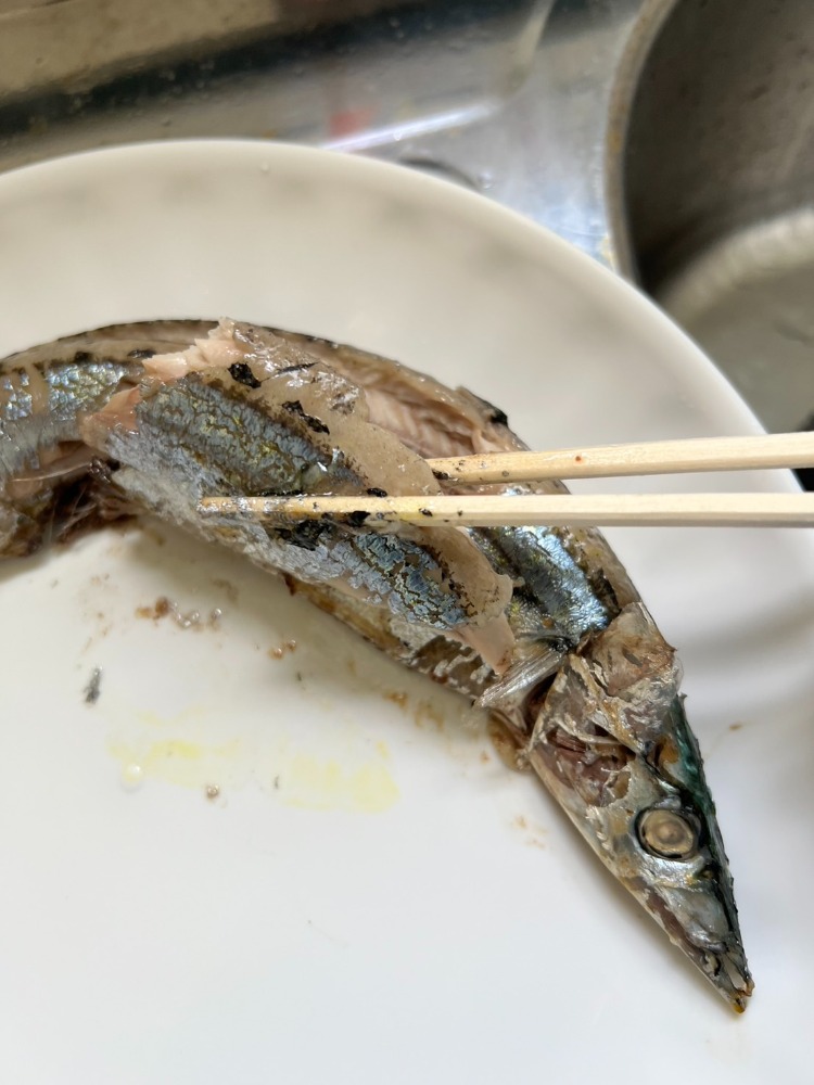 新物　冷凍　秋刀魚4kg21-25尾前後（北海道産）B0862