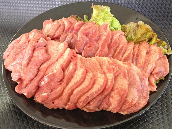 牛タン（ムキタン）　冷凍真空パック　【不定貫】【牛肉・焼肉】