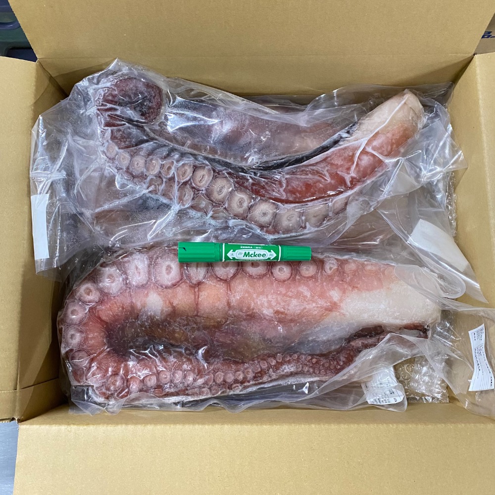 ブランチタコ足（生食可能・冷凍真空）　800g〜2kg/１本