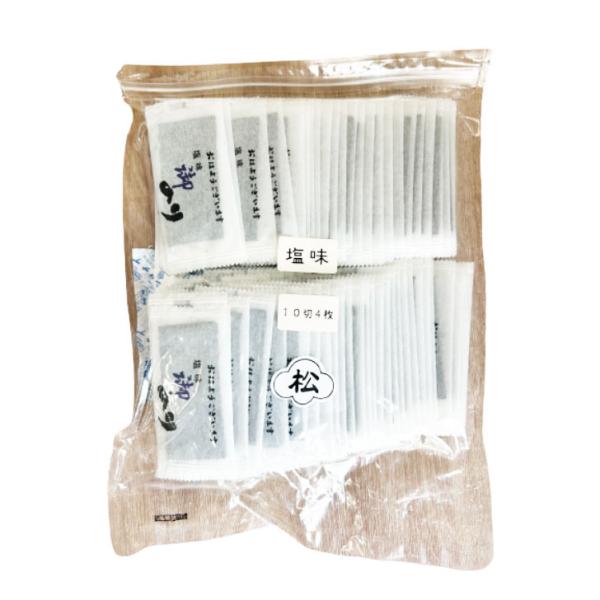 塩味海苔（10切4枚）100枚入り　朝食海苔　松　味付け海苔