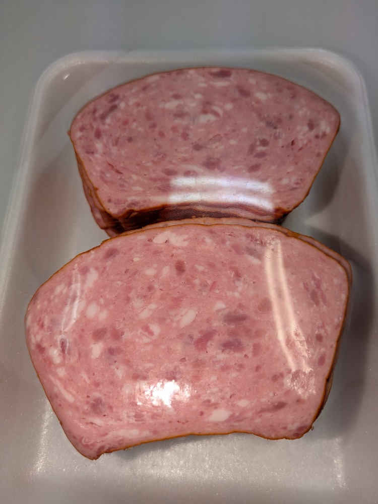 ボロニア(扇)ソーセージの端こま