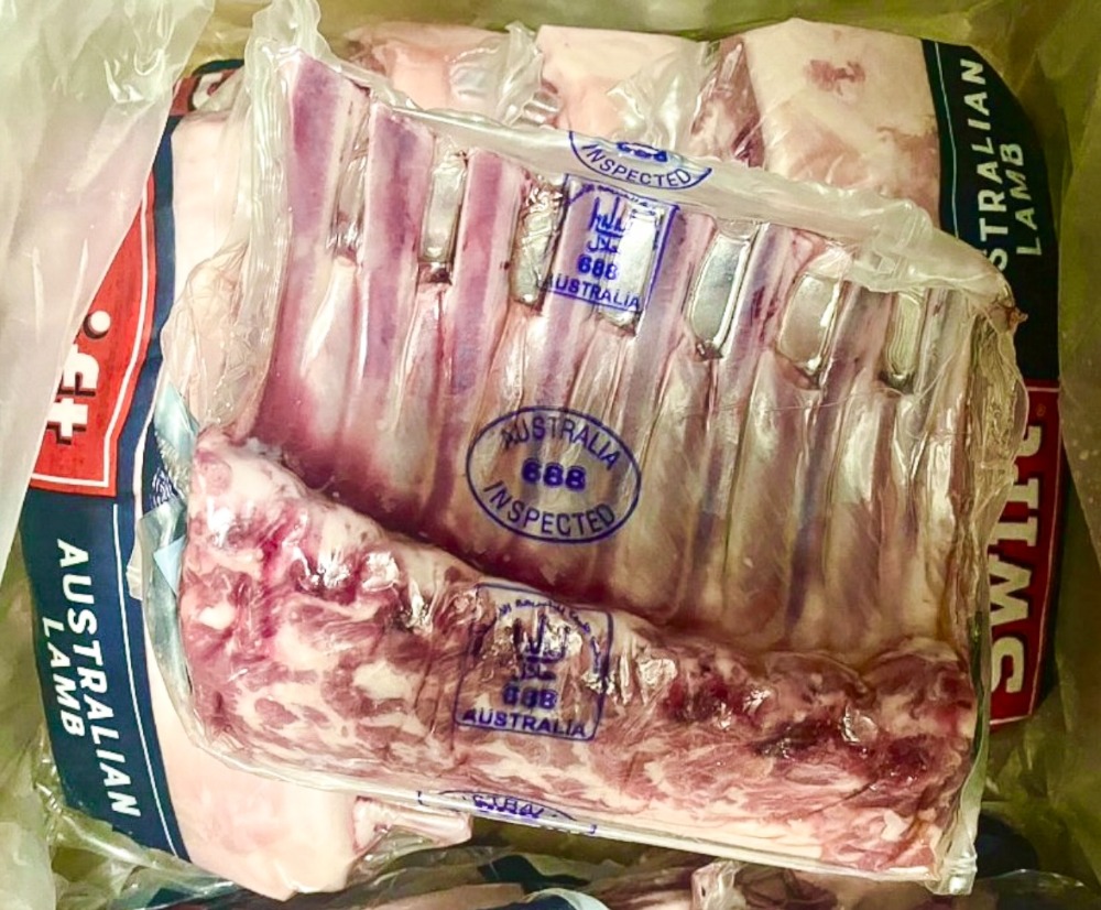 AUSラムフレンチラック（骨付きカタロース）冷凍