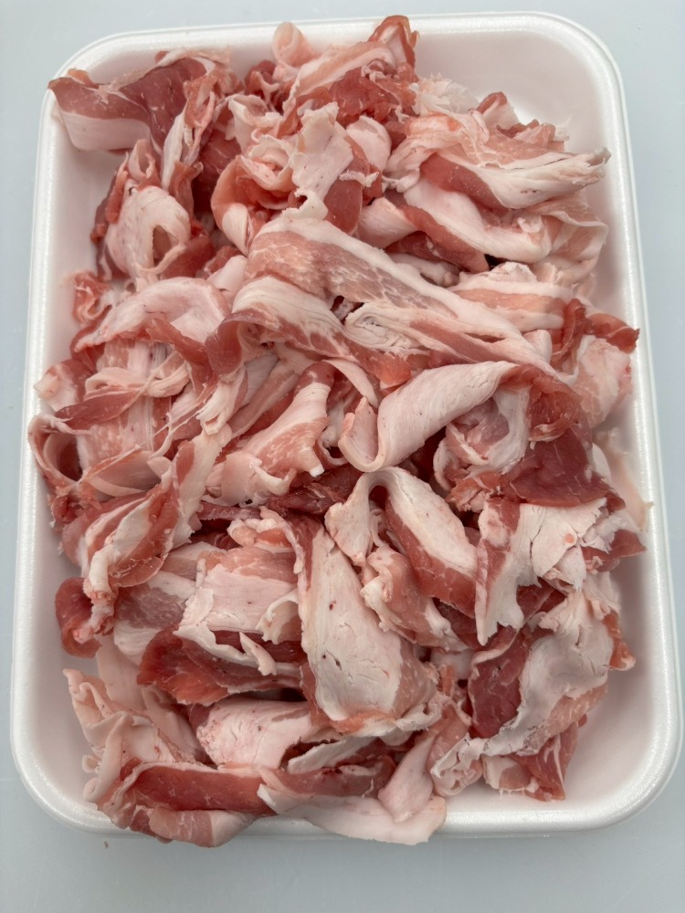 国産豚バラこま切れ　２mmスライス