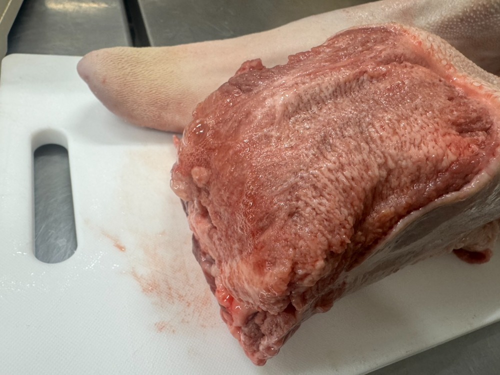 交雑牛　白タン　チルド（冷蔵）