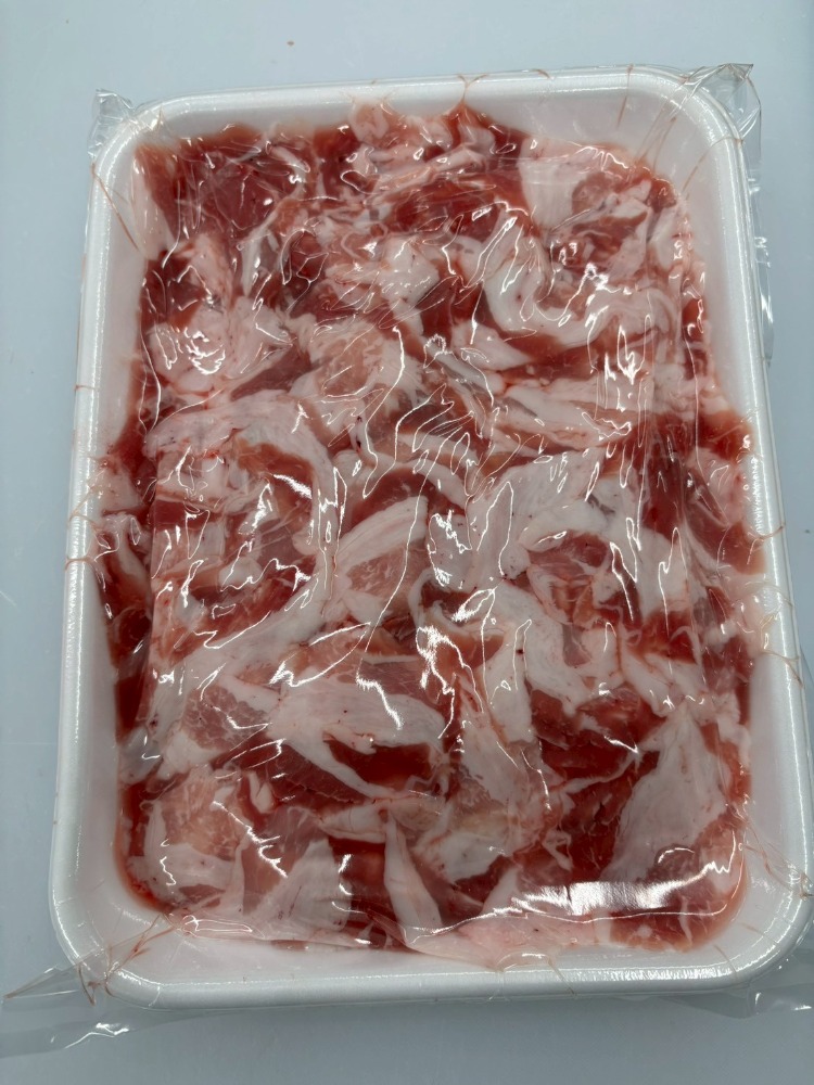 国産豚バラこま切れ　２mmスライス